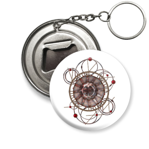 Брелок-открывашка с принтом Амулет