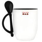 Кружка с ложкой