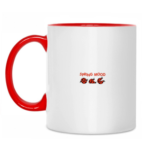 Кружка с принтом Spring mood