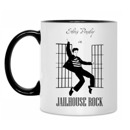 Кружка с принтом Elvis