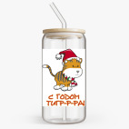 Банка с бамбуковой крышкой