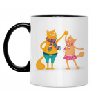 Кружка двухцветная