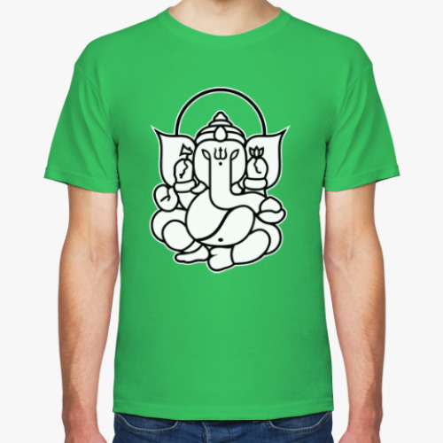 Футболка с принтом Ганеша