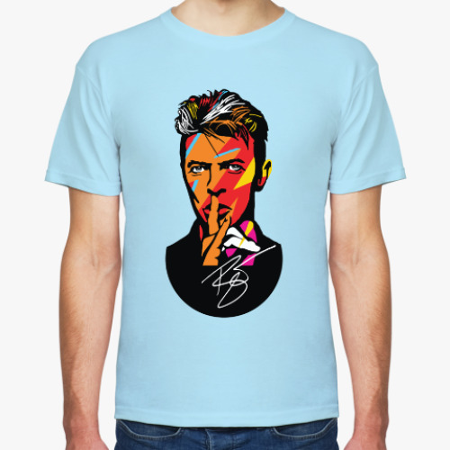 Футболка с принтом David Bowie