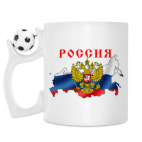 Кружка с футбольным мячиком