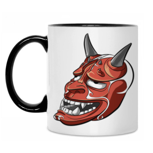Кружка с принтом Демон Хання