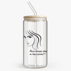 Банка с бамбуковой крышкой