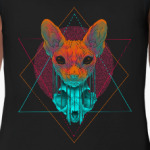 Nightmare Sphynx cat & skull