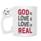 Кружка с футбольным мячиком