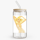 Банка с бамбуковой крышкой