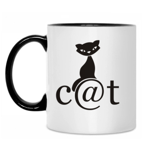 Кружка с принтом 'Cat'