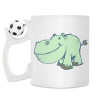 Кружка с футбольным мячиком