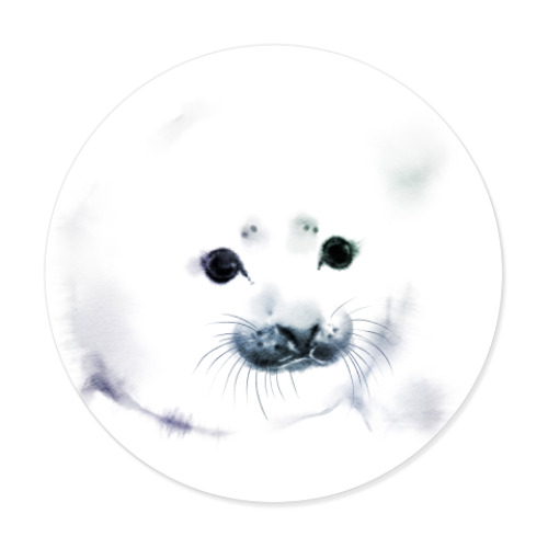 Виниловые наклейки с принтом Малыш тюлень