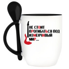 Кружка с ложкой