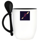 Кружка с ложкой