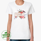 Женская футболка органик