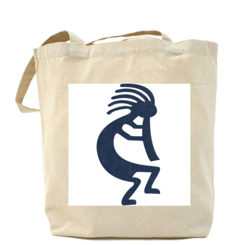 Сумка шоппер с принтом Индеец