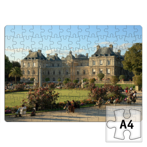 Пазл с принтом Люксембургский сад