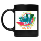 Кружка цветная UV-DTF