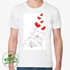 Мужская футболка органик