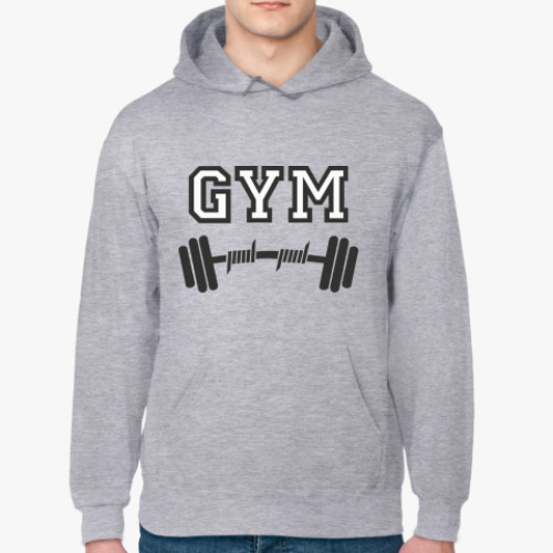 Толстовка худи с принтом Gym
