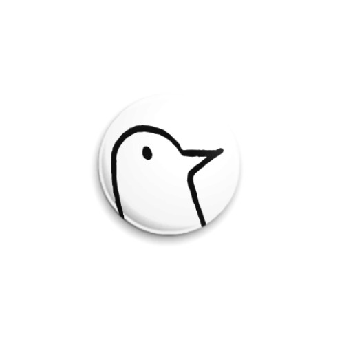 Значок 25мм с принтом Oyasumi Punpun / Спокойной ночи Пунпун