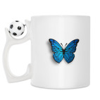 Кружка с футбольным мячиком