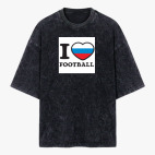 Футболка оверсайз вареная