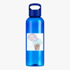 Прозрачная спортивная бутылка