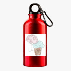 Металлическая бутылка 400 мл UV-DTF