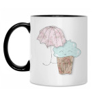 Кружка двухцветная