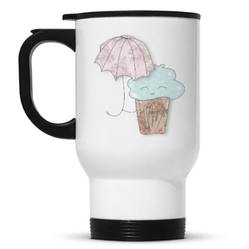 Кружка-термос с принтом Мистер Мороженое