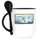 Кружка с ложкой