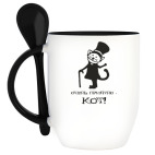 Кружка с ложкой