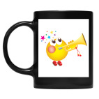 Кружка цветная UV-DTF