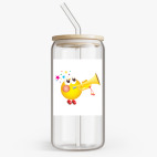 Банка с бамбуковой крышкой