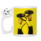 Кружка с футбольным мячиком