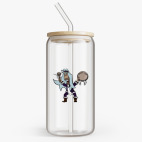 Банка с бамбуковой крышкой