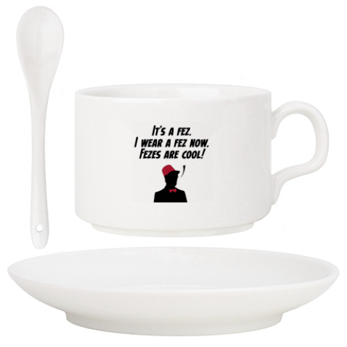 Кофейный набор с принтом are cool