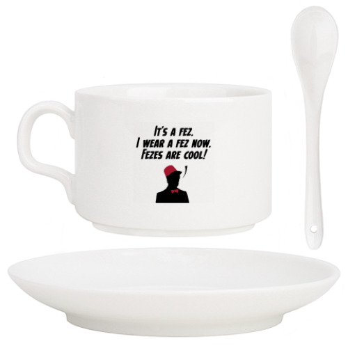 Кофейный набор с принтом are cool