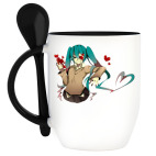 Кружка с ложкой