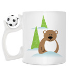 Кружка с футбольным мячиком