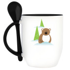 Кружка с ложкой