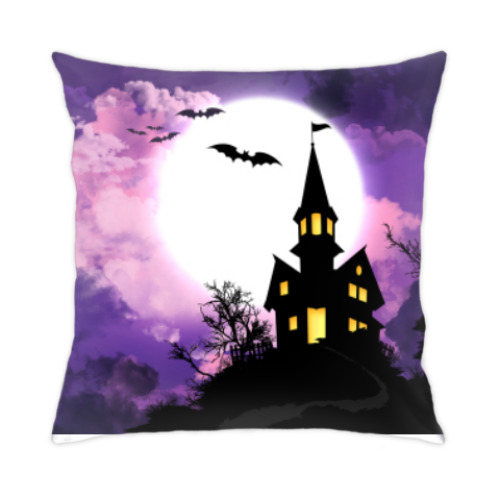 Подушка с принтом Hello,Halloween