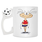 Кружка с футбольным мячиком