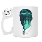 Кружка с футбольным мячиком