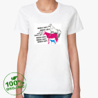 Женская футболка органик