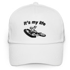 Кепка / бейсболка, белая (печать) Speedway