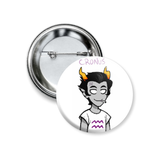 Значок 37мм с принтом Homestuck Cronus Ampora