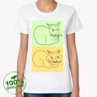 Женская футболка органик